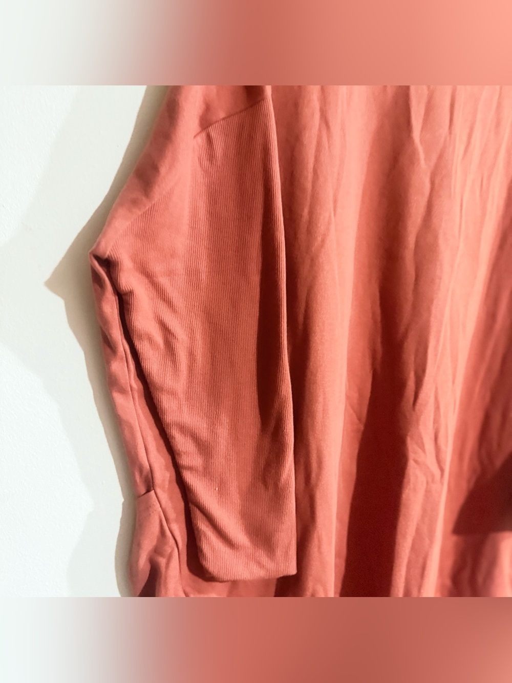 Pact Lightweight Open-Front Cardigan - Terracotta - Picture 7 of 10